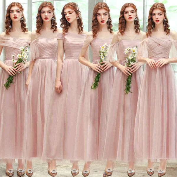

bridesmaid dress autumn fairy temperament can wear simple atmosphere, White;black