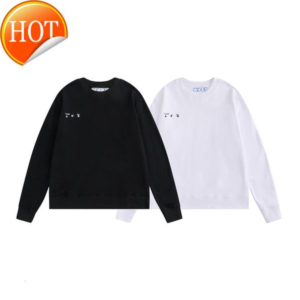 

new autumn and 2021 winter high version tide br off style basic three-dimensional silica gel solid color men's women's round neck, Black