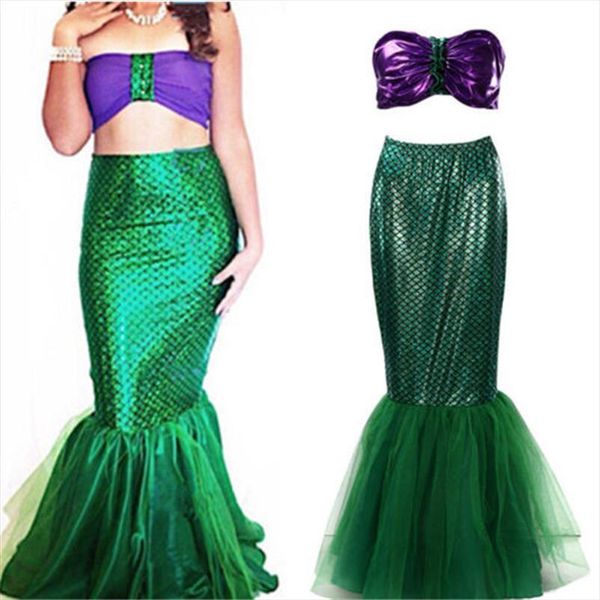 

summer fantastic sequin mermaid cosplay party womens skirts costume faldas mujer, Black