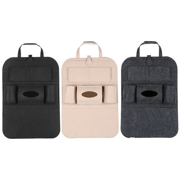 

car organizer multifunctional back seat bag multi pocket felt storage accessories