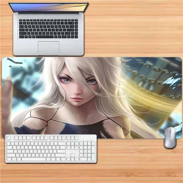 

mouse pads & wrist rests pad nier automata game mousepad gamer 900x400 rubber keyboard mats desk mat table decoration carpet