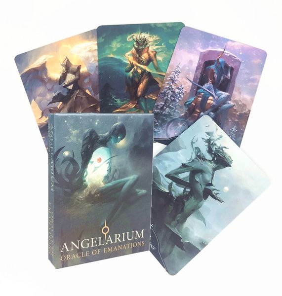

english version tarot card angelarium oracles of emanationsboard games family party entertainment with pdf guidebook