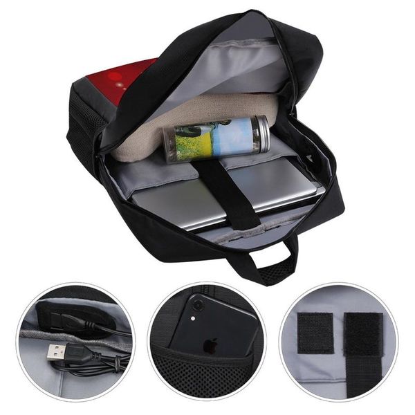 

high-quality large-capacity backpack usb men's business travel bag style