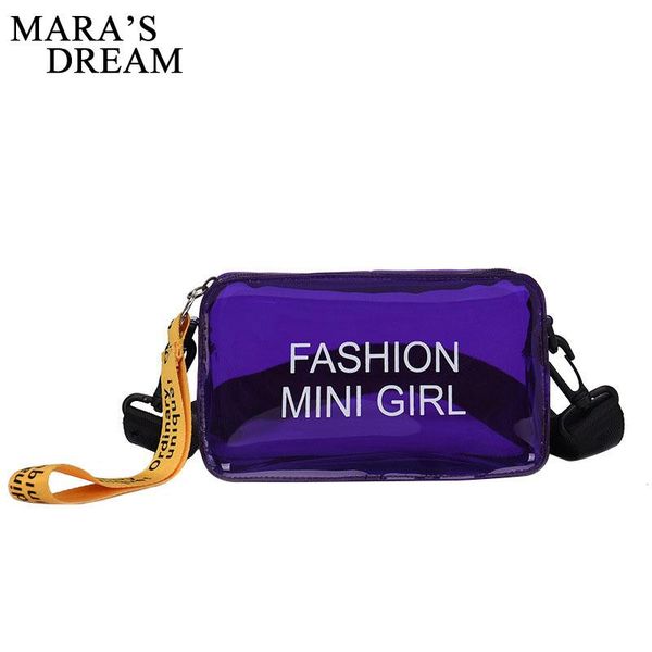 

mara's dream 2021 women cosmetic cases pvc transparent zipper bag fashion letter prints casual bags &