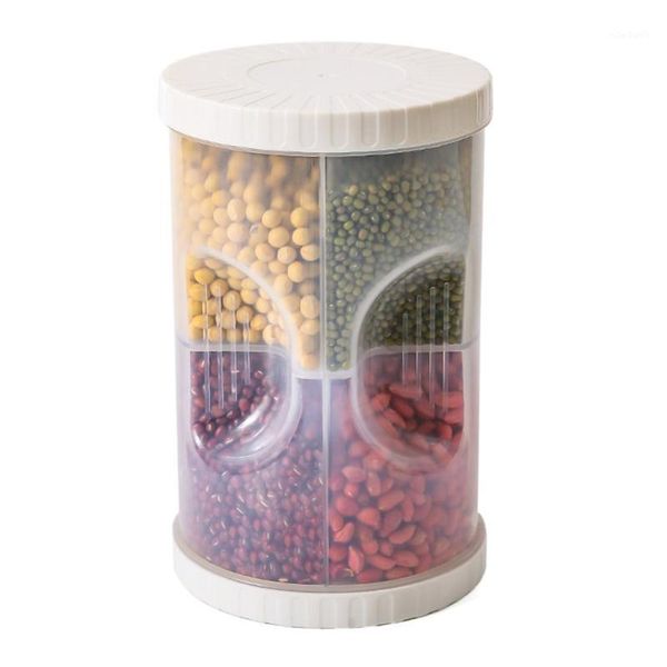 

storage bottles & jars kitchen supplies large cereals and grains transparent pp plastic moisture-proof sealed jar box high quality