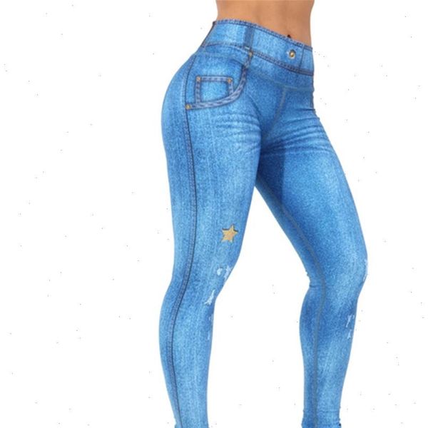 

skinny stretchy trousers sweatpants womens legging denim print star design pants casual spring summer jeggings jeans, Black