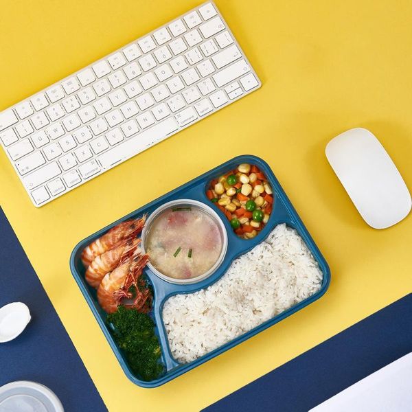 

dinnerware sets microwave oven can heat lunch box japan bento nordic style container with portable tableware milk soup bowl g2