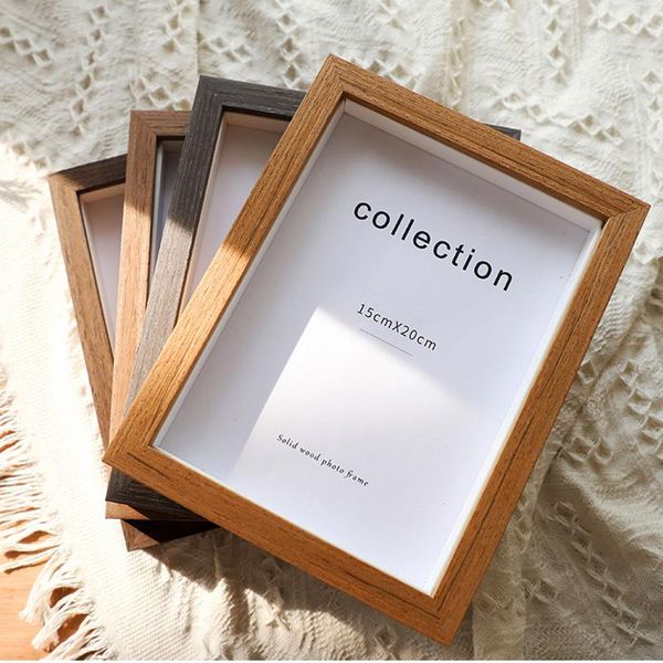 

frames nordic diy specimen internal depth 1.5cm wood po frame for displaying three-dimensional works picture decor