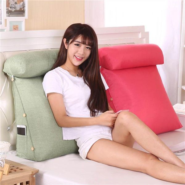 

cushion/decorative pillow 28sofa cushion back bed backrest office chair support waist lounger tv reading lumbar home decor