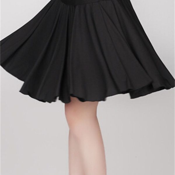 

square dance large size latin clothing sugar-color skirt, Black;red