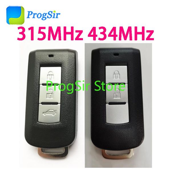 

code readers & scan tools 2 button 3 434mhz 315mhz keyless go smart remote control key for mitsubishi with pcf7952 id46 chip