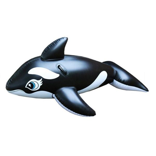 

inflatable floats & tubes pvc pool float whale-shaped mount toys swimming leisure cushion children ring