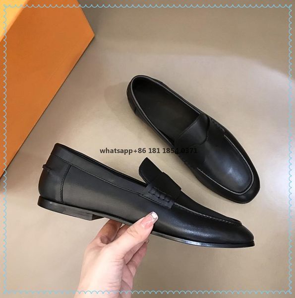 

2021s luxury men's leather business shoes brand casual us38-45, Red;white