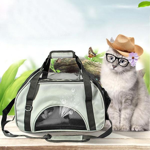 

dog car seat covers pet shoulder bag, outdoor travel breathable cat handbag