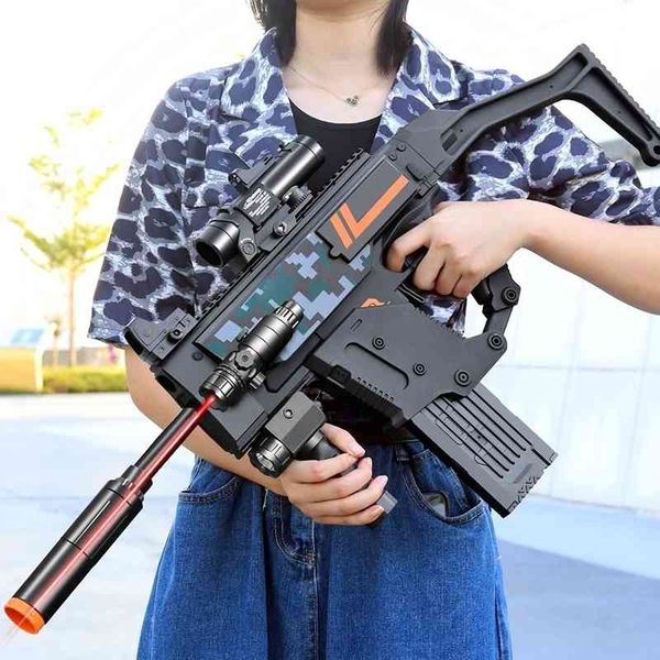 

0135ak47 electric continuous firing soft bullet qb95z assault rifle children's toy m416 simulation model gun
