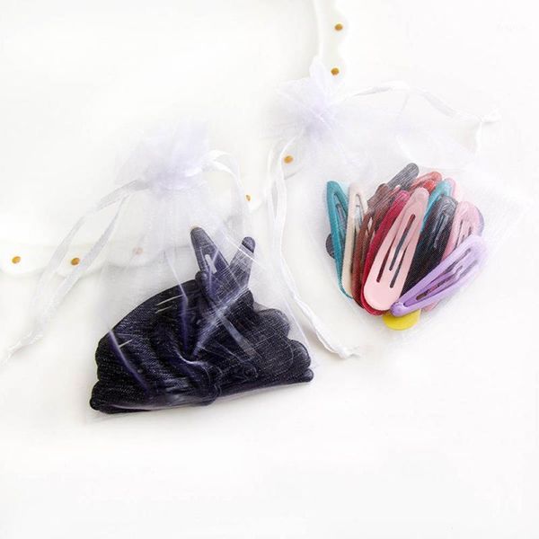 

24pcs color bb clip ins style hyuna fashion solid women's hairpin bangs set1