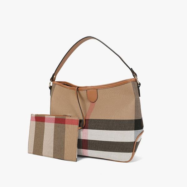 

evening bags armpit bag canvas plaid large capacity single shoulder messenger fashionable all- female