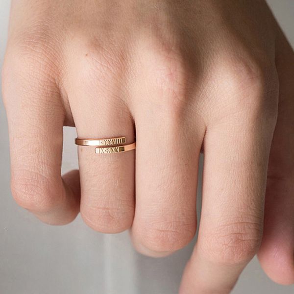 

tiktok 925 silver with openings can be engraved diy handmade name ring wedding gift kwai shake