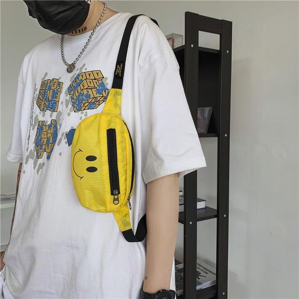 

waist bags japanese ins retro cute mini summer color waterproof couple street original brand chest bag
