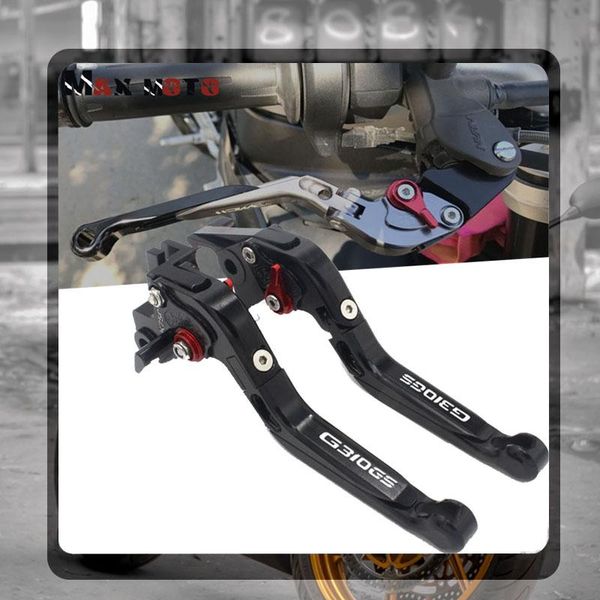 

motorcycle brakes logo g310gs for g 310gs g310 gs 2021 accessories folding extendable brake clutch levers