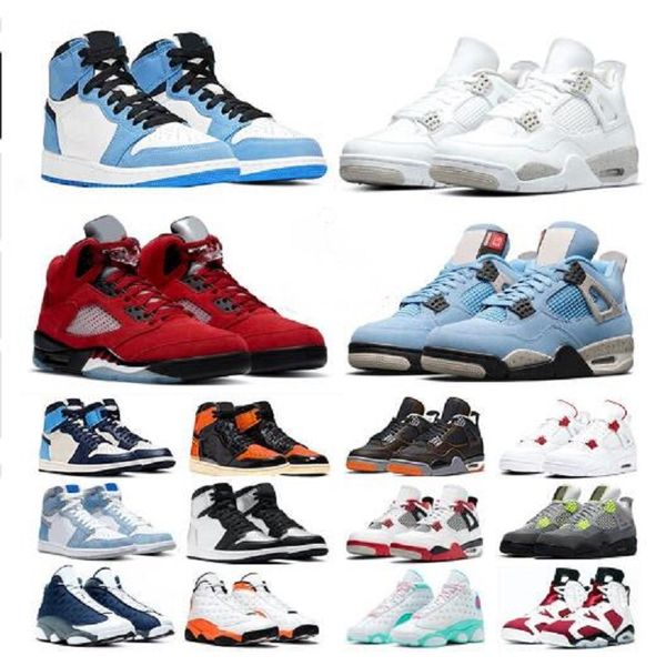 

men basketball shoes woman shoe jumpman 13s red flint 13 hyper royal 1 university blue silver toe dark mocha 1s mens sports sneakers