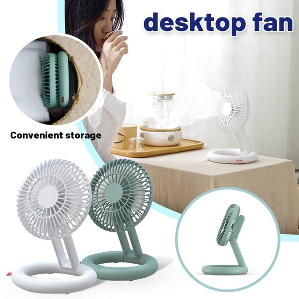 

electric fans rechargeable usb table fan portable mini stand cooling small foldable for desk home office dorm and bedroom#g4