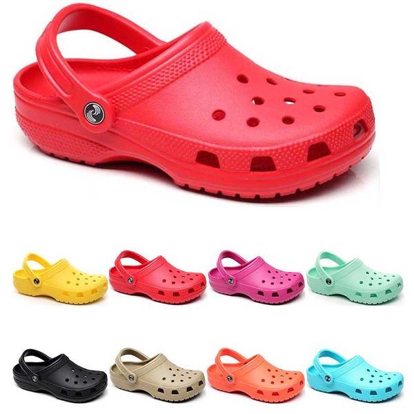 

404 hotsale fashion Sandals Slip On Casual Beach Waterproof Shoes men Classic Nursing Clogs Hospital Women Slippers Work Medical, 12 36-47