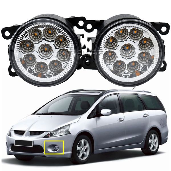 

for mitsubishi asx l200 pajero 4 outlander grandis 2003-2015 fog lights 2pcs led fog lamp headlights h11 12v