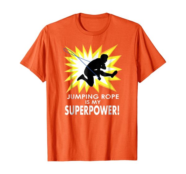 

jumping rope is my superpower male shirt, White;black