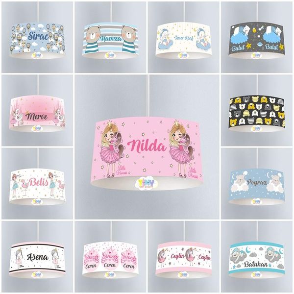 

chandeliers baby teen kids room born pvc fabric covered chandelier night ceiling lamp lampadario mappamondo from camera da letto