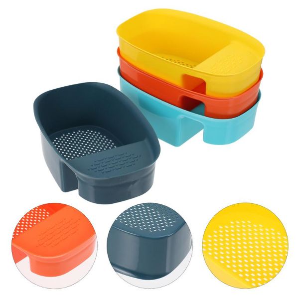 

hooks & rails 4pcs kitchen sink drain baskets holders storage