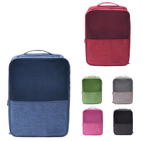 

waterproof oxford double layer 3pockets shoes storage bag bags
