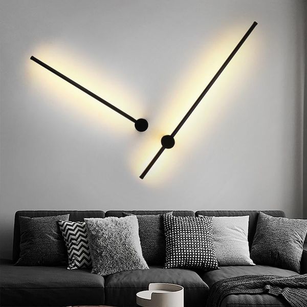 

wall lamp modern minimalist nordic led metal bedroom livingroom meetingroom ceiling bedside gold acrylic