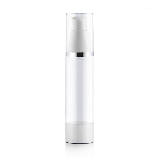 

storage bottles & jars 15ml 30ml 50ml 80ml 100ml essence pump bottle plastic airless for lotion shampoo cosmetic container f1224