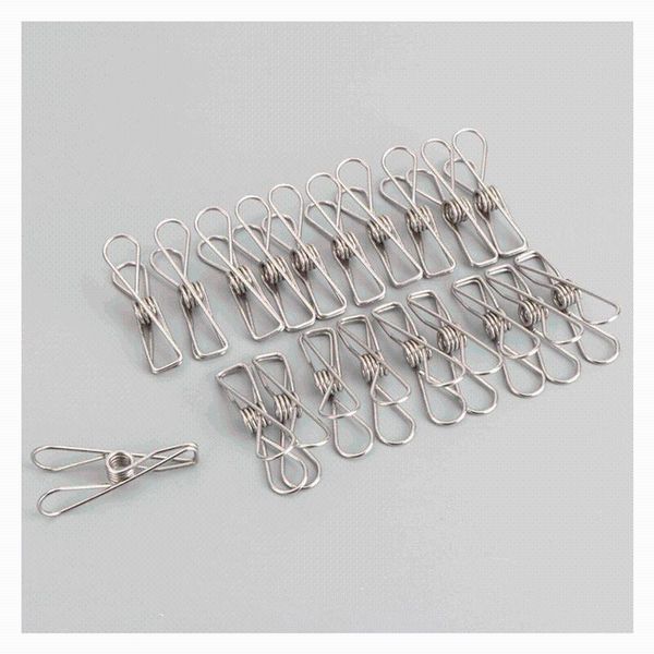 

clothing & wardrobe storage stainless steel clothes pegs household clamps hanging clip clothespin holders pins laundry windproof clamp