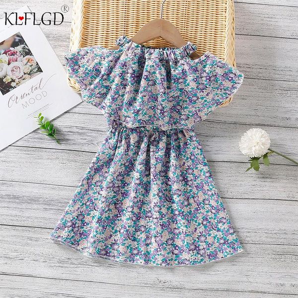 

summer girl's fashion temperament off shoulder suspender floral dress sweet pastoral print corset princess skirt dresses, Red;yellow