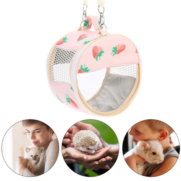 

small animal supplies pet carrier bag portable outdoor travel handbag for hamster rat guinea