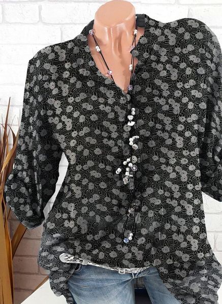 

fashion plus size casual women shirt long sleeve temperament drop, White