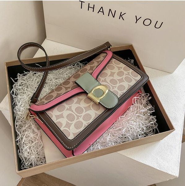 

factory wholesale women bag sweet and lovely embroidered messenger bags in summer retro color matching leather handbag small fresh polka dot, Black;red