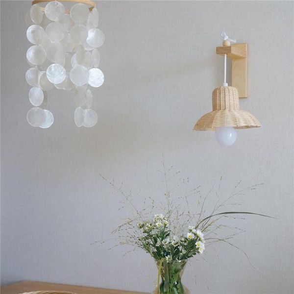 

lamp covers & shades rattan lampshade handmade kids room nursery dorm ornament ceiling light cover homestay/bedside wedding hanging decor gi