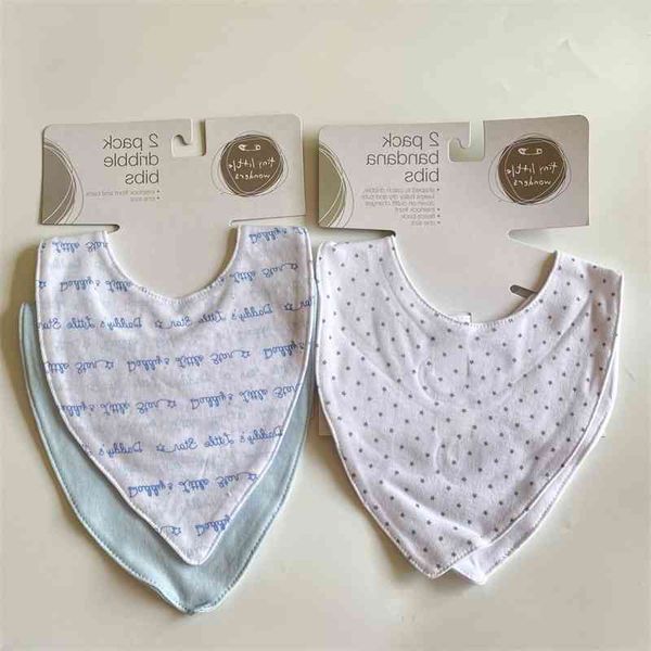 

baby double-sided cotton triangle baby saliva towel