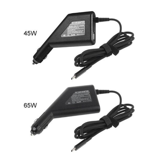 

qc3.0 usb type-c 45w 65w pd car charger adapter for lapcellphone tablet pc cell phone chargers
