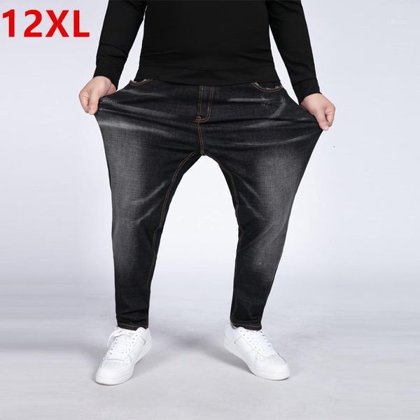 

52 50 men stretchy ripped skinny biker embroidery print jeans destroyed hole taped slim fit denim scratched jean men's, Blue