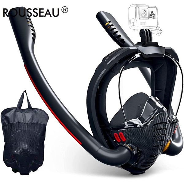 

diving masks mix 5 style swimming snorkel mask scuba anti fog full face snorkeling respiratory with camera mount