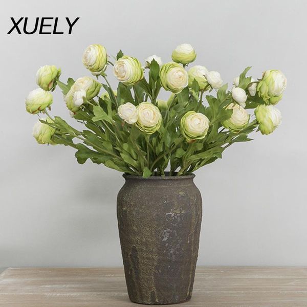 

mini 3 heads artificial rose lulian diy hand flower home el garden decoration wedding flowers fake flores artificiales decorative & wreaths