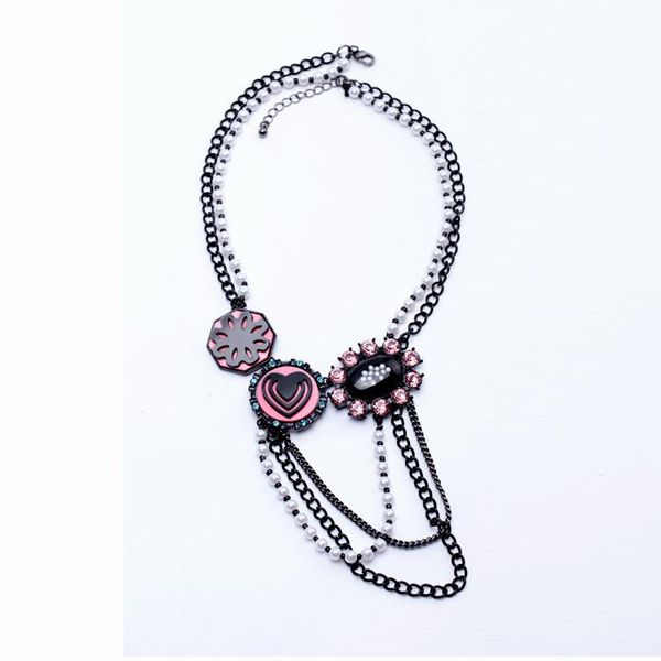 

bulk price high fashion women display online jewelry egyptian pendant vintage accessory heart necklace necklaces, Silver