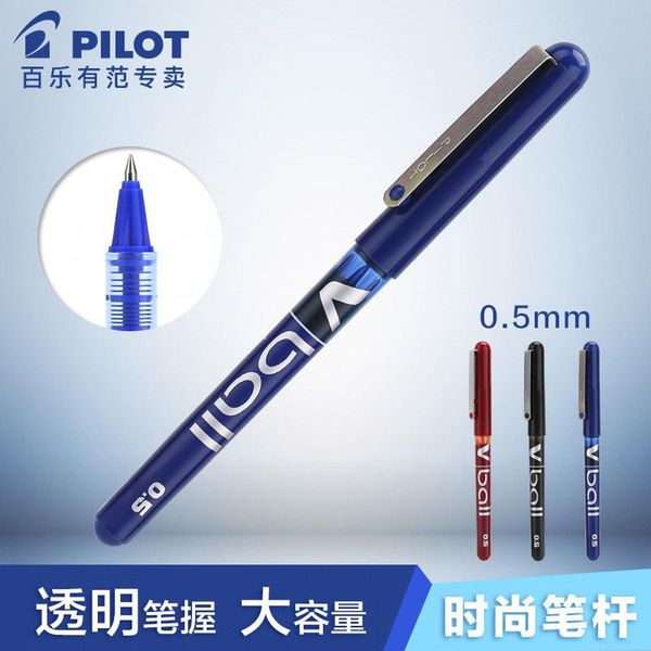 

gel pens 5pcs japan pilot pen bl-vb5 v ball 0.5mm straight liquid kawaii stationary