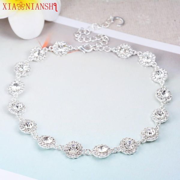 

brand boho collar choker crystal necklace &pendant charm statement beads necklaces fashion jewelry gifts, Golden;silver