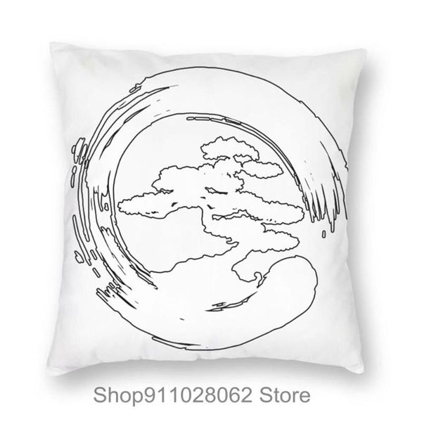 

miyagi do karate bonsai tree in enzo circle throw pillows covers cases velvet pillowcase cushion airplaine boyfriend holiday cushion/decorat