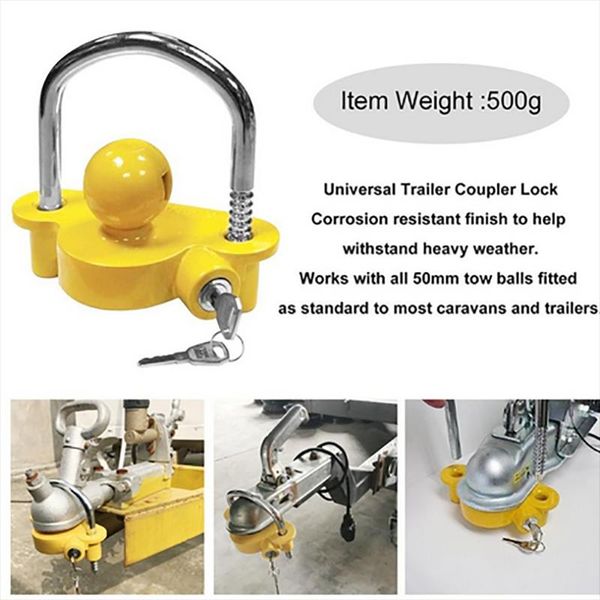 

cameras anti-theft hitch lock coupling trailer ball parts boat motorcycle tow caravan camping anti theft accessories